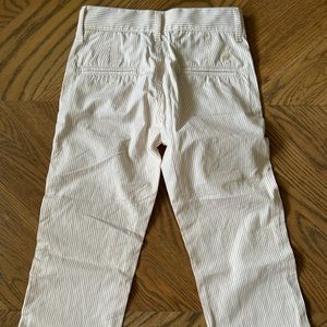 The Beaufort Bonnet Co KHAKI Seersucker pants 4T NWT